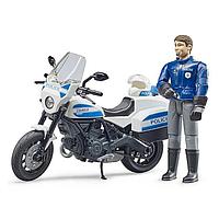 Bruder Игрушечный Мотоцикл Ducati с фигуркой полицейского, фото 1