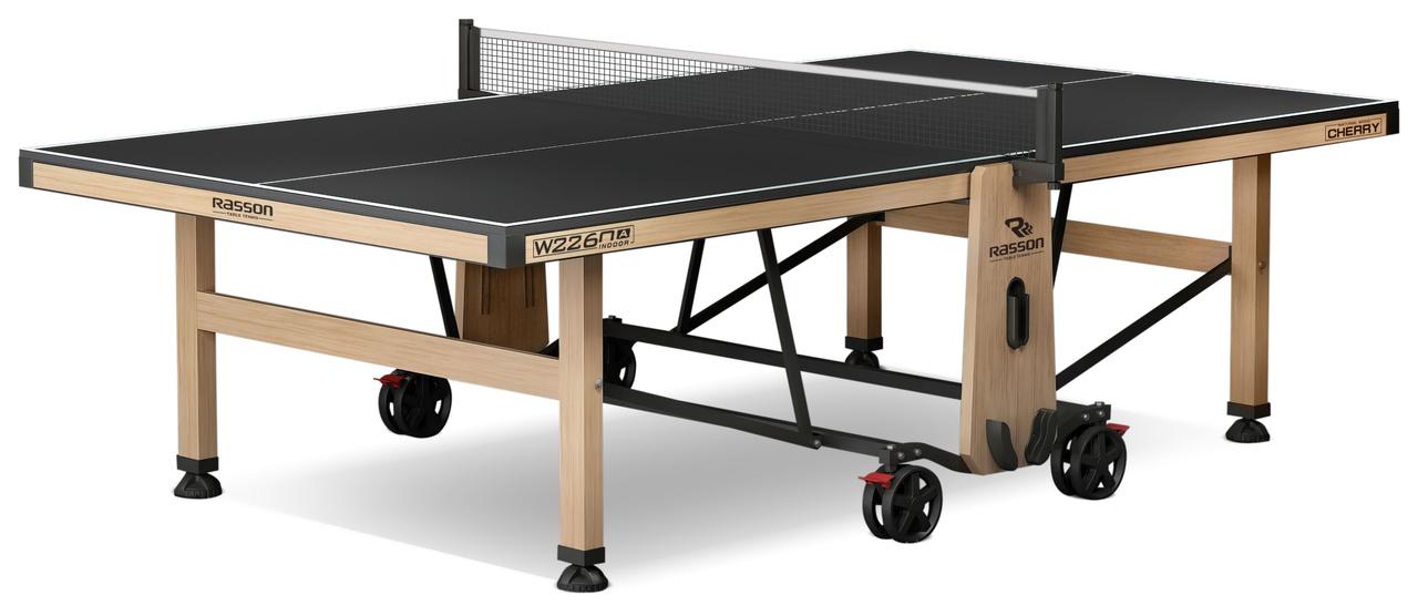 Теннисный стол складной для помещений Rasson Premium W-2260 Cherry Indoor - фото 1 - id-p94365660