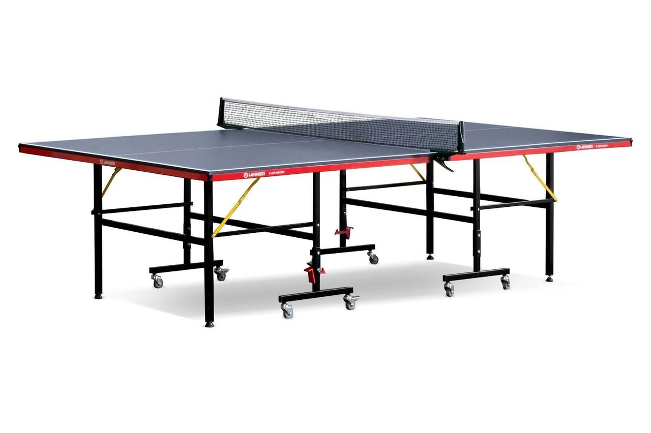 Теннисный стол складной для помещений Winner S-200 Indoor (274 Х 152.5 Х 76 см ) с сеткой - фото 1 - id-p94365673