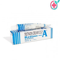 Третиноин крем 0,025% ,(Retino-A Tretinoin cream U.S.P.), 20 гр