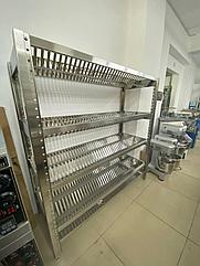 Стеллаж для сушки тарелок 150 см 4-х ярусный