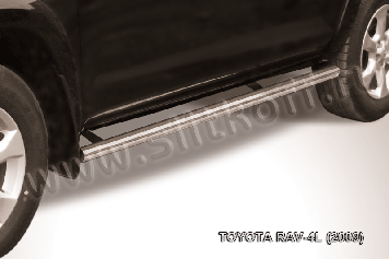 Защита порогов d76 труба Toyota RAV4 L (2009)