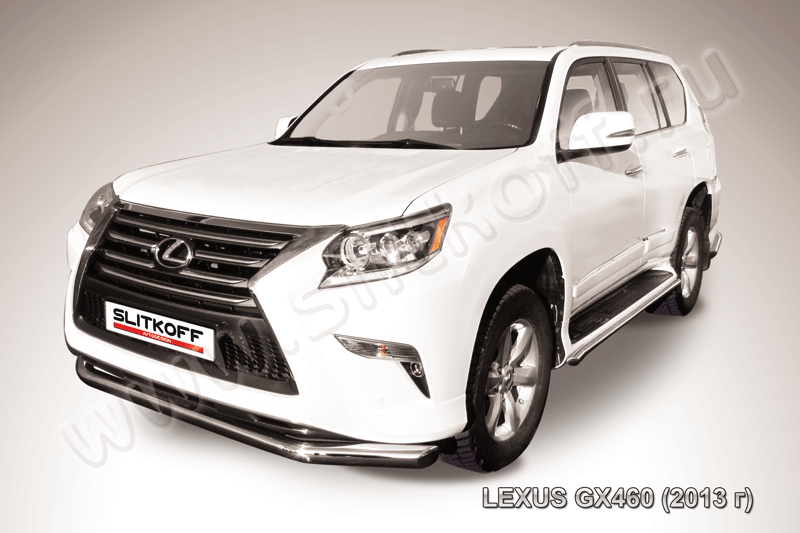 Защита переднего бампера d76 Lexus GX-460 (2013-2022)