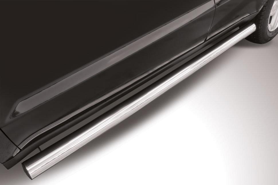 Пороги d76 труба Geely Emgrand X7 (2016-2019)