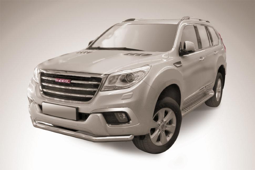 Защита переднего бампера d57 Haval H9 (2017-2022)