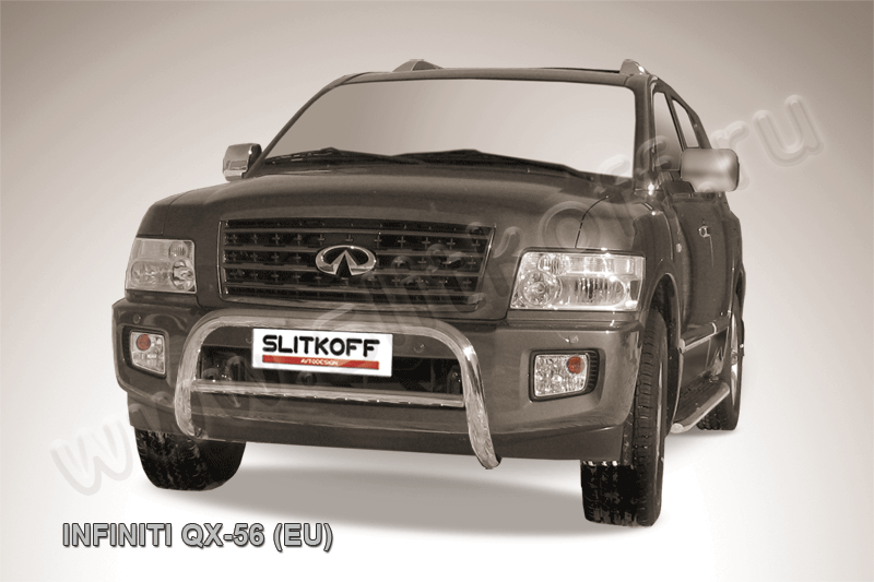 Кенгурятник d76 низкий Infiniti QX-56 (2004-2010)