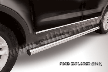 Защита порогов d76 труба Ford Explorer (2012)
