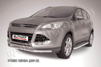 Защита переднего бампера d57 Ford Kuga (2012-2016)