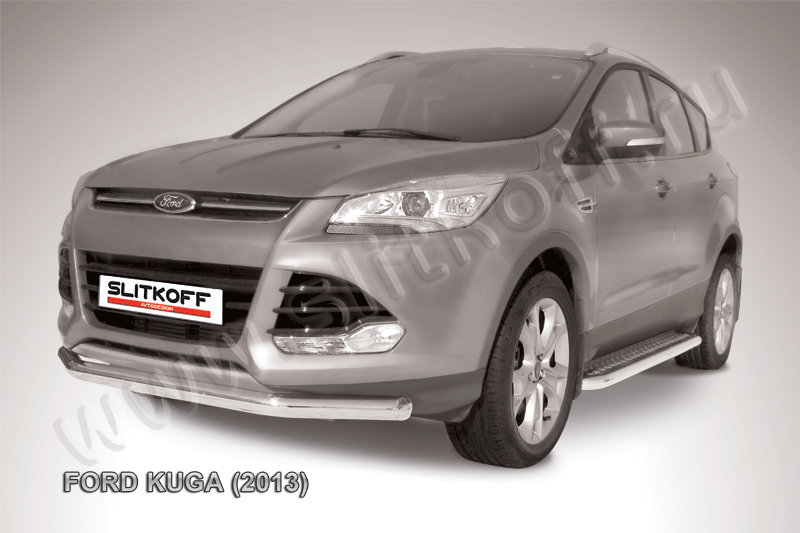 Защита переднего бампера d76 Ford Kuga (2012-2016)