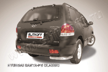 Уголки d57 Hyundai Santa-Fe Classic Таганрог (2000-2012)