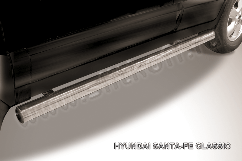 Защита порогов d76 труба Hyundai Santa-Fe Classic Таганрог (2000-2012)