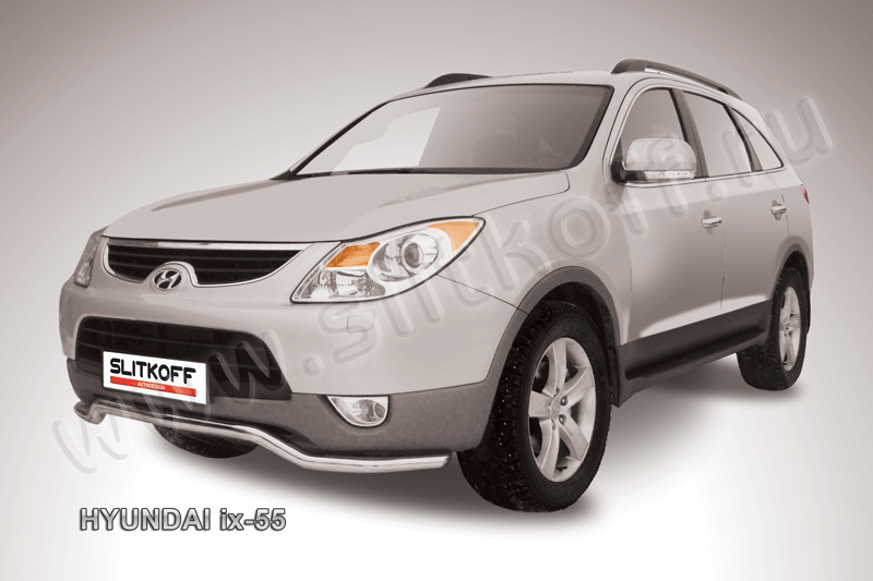 Защита переднего бампера d57 "волна" Hyundai ix-55 (2008-2013)