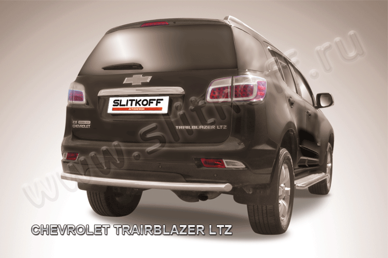 Защита заднего бампера d57 Chevrolet Trailblazer (2012-2016)