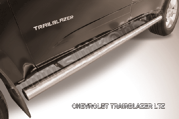 Защита порогов d76 труба Chevrolet Trailblazer (2012)