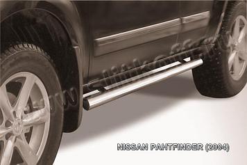 Защита порогов d76 труба Nissan Pathfinder R51 (2004-2010)