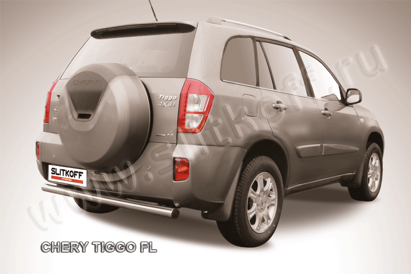 Защита заднего бампера d76 Chery Tiggo FL (2011-2016)