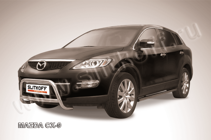 Кенгурятник d57 низкий Mazda CX-9 (2006-2012)