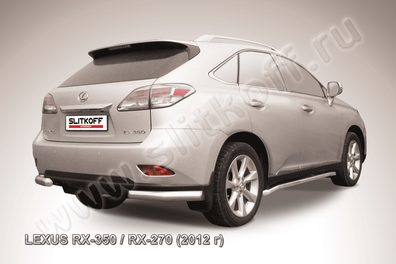 Уголки d76 Lexus RX-350/RX-270 (2012-2015)