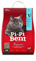 Pi-Pi Bent Классик без запаха бентонитовый комкующийся, 24 л