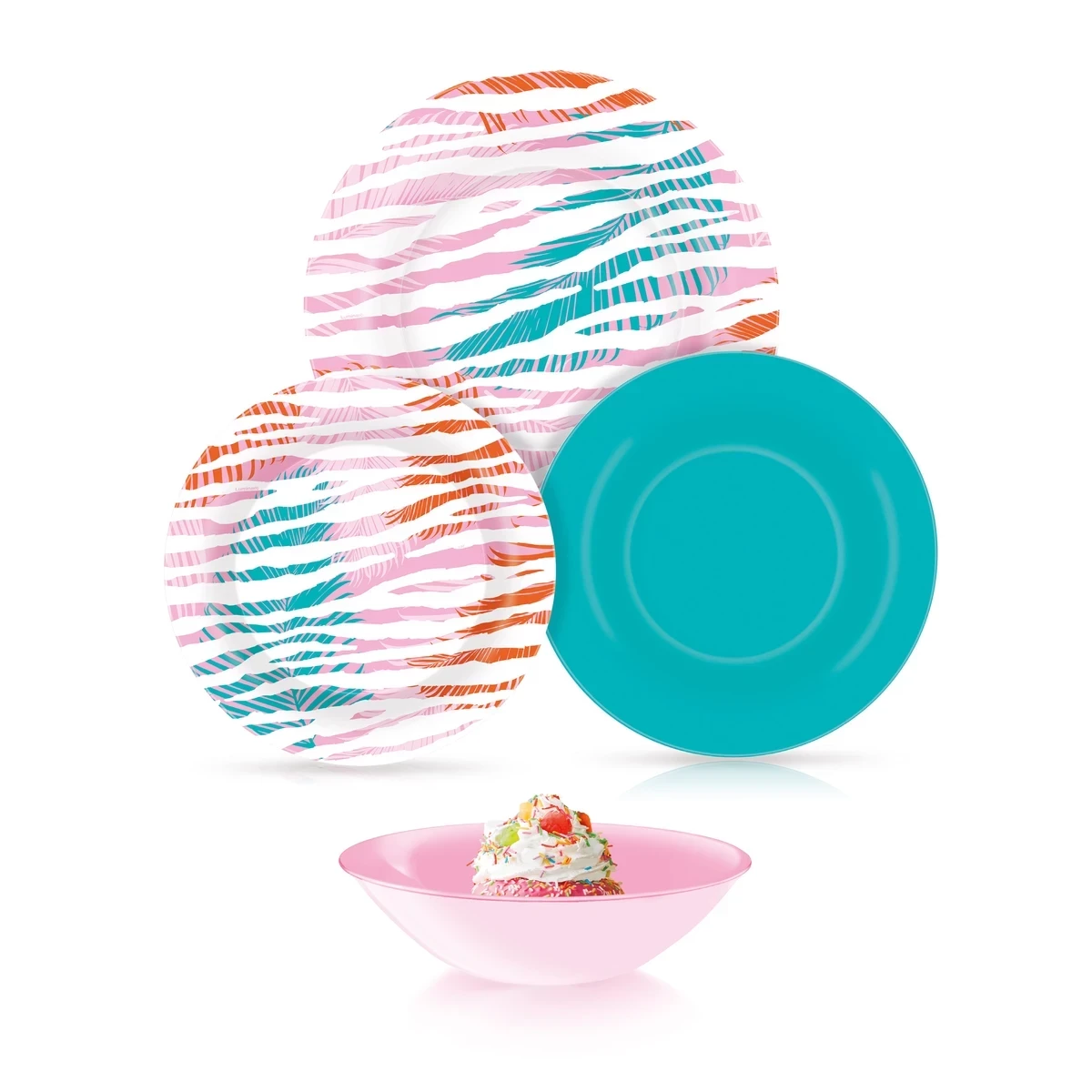 Сервиз столовый 6 пер. 24 пр. Junia Pink (LUMINARC, Франция), фото 1