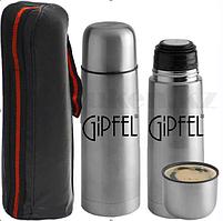 Термос для чая Gipfel Vacuum cup 750 ml с чехлом