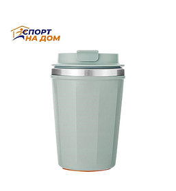 Термо-кружка для горячих напитков на 380 мл зеленая