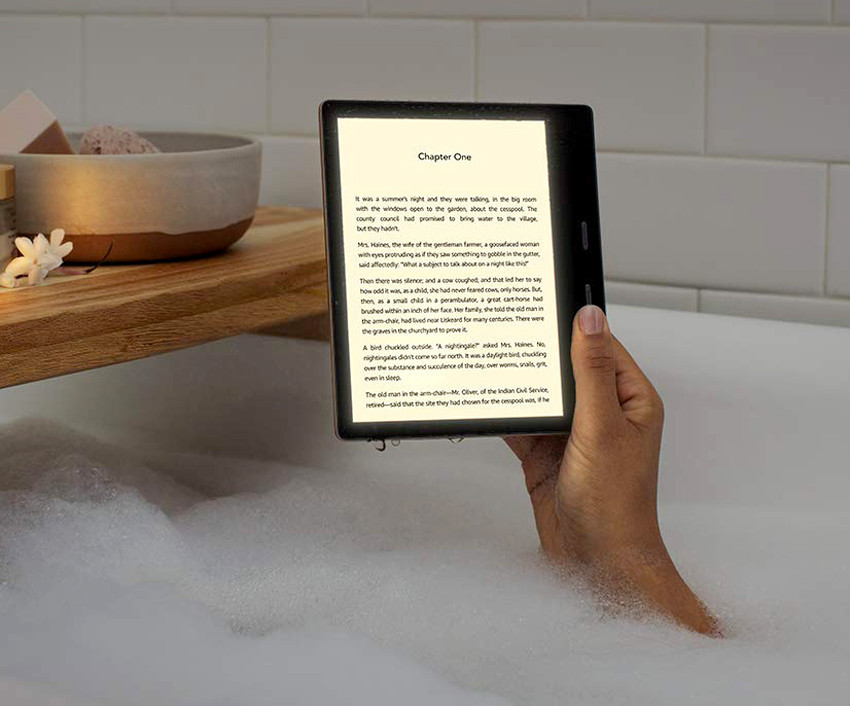 Водонепроницаемая электронная книга Amazon Kindle Oasis 3 8GB (серый) - фото 3 - id-p94381517