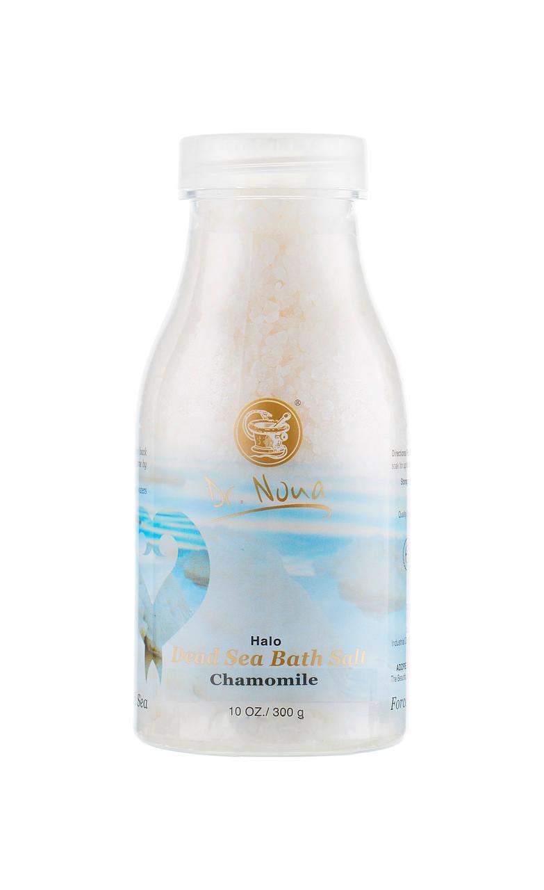 Соль Мертвого моря Доктор Нона с Ромашкой, 300 грамм, лечебная. Dead sea bath salt Dr.Nona. Camomile