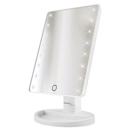 Зеркало косметическое с подсветкой Scarlett Vita Spa SC-MM308L05 (Белый), фото 2