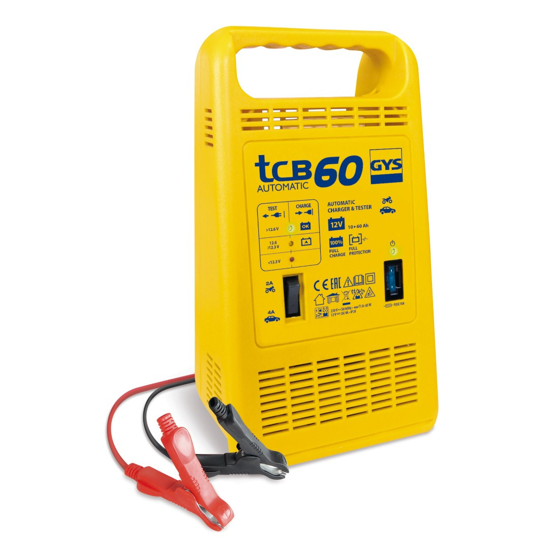 Зарядное устройство GYS TCB 60 (12 В, 85 Вт, 6 А, 2,7 кг) - фото 1 - id-p94409464