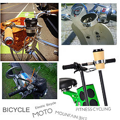 Крепление, держатель для кофе и бутылок на руль велосипеда, самоката, скутера. Рассрочка. Kaspi RED.