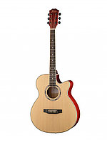 Акустическая гитара, цвет натуральный, Foix FFG-2040C-NA