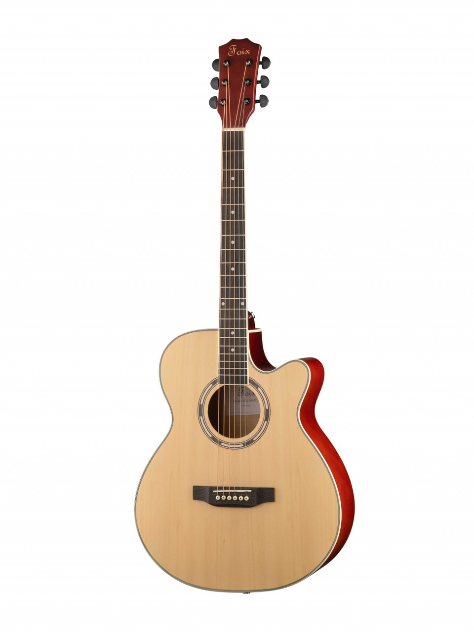 Акустическая гитара, цвет натуральный, Foix FFG-2040C-NA - фото 1 - id-p94415040