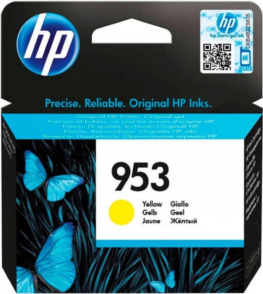 Картридж HP 953 Yellow для OfficeJet Pro 8730/8210/7740 F6U14AE - фото 1 - id-p94419529
