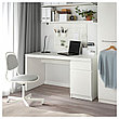MALM МАЛЬМ Письменный стол, белый, 140x65 см, фото 3