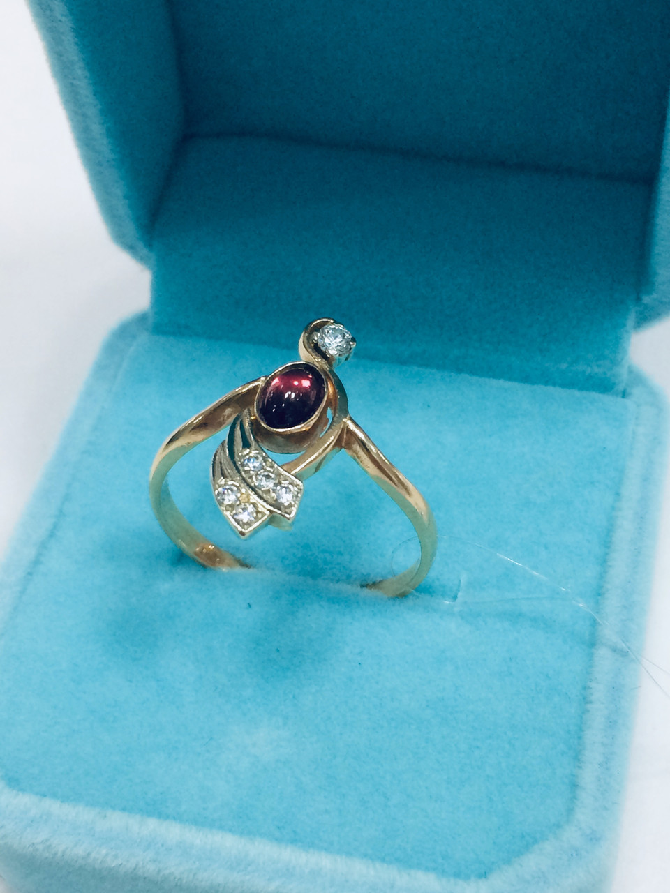 Кольцо с гт. рубином / 19,5 размер, фото 1