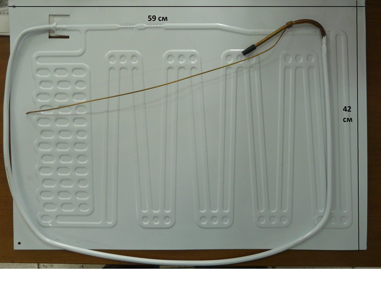 Испарители холодильника, Испаритель развернутый одноканальный с кап. 43х32 см NEW