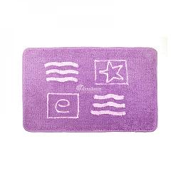 Коврик для ванной, фиолетовый/орнамент 40*60 (2481) (Аквалиния, Россия)