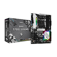 Материнская плата ASRock B450 STEEL LEGEND (4717677338065) TVR28157 Материнская плата ASRock B450 STEEL LEGEND (4717677338065)