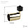 Трековый светильник однофазный ЭРА TR14-GU10 GD MR16 золото, фото 3