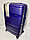 Большой пластиковый дорожный чемодан на 4-х колесах" Fashion". Высота 74 см, ширина 46 см, глубина 28 см., фото 2