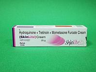 Крем Скинлайт, SkinLite cream, LIVA 25 гр., гидрохинон, третиноин, мометазон, акне, морщины