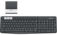 Клавиатура LOGITECH K375s Multi-Device Wireless Keyboard and Stand Combo - GRAPHITE/OFFWHITE