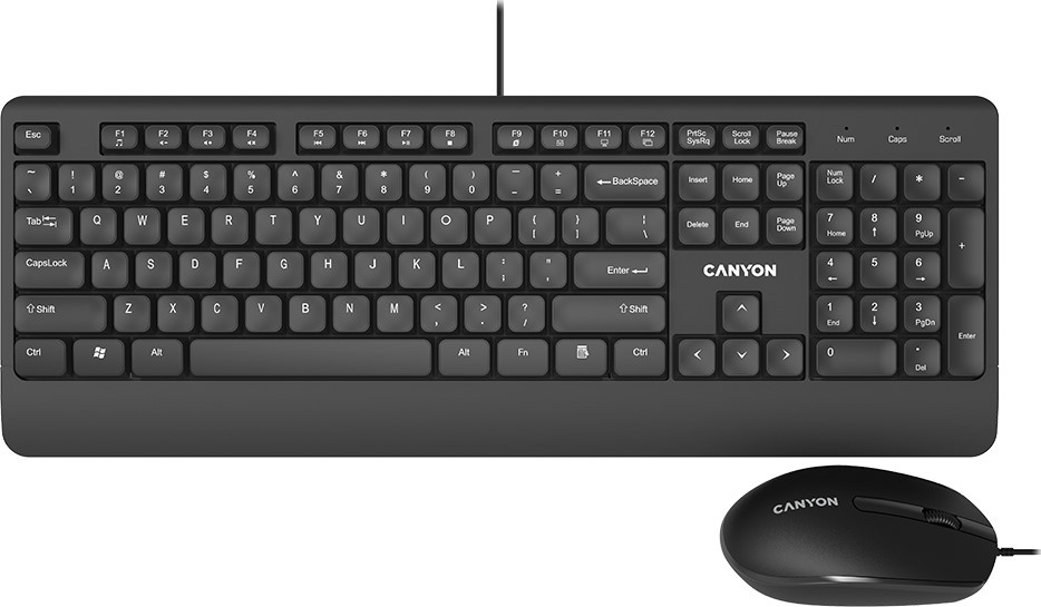 Комплект USB wired combo set, Wired Chocolate Standard Keyboard ,105 keys, RU layout