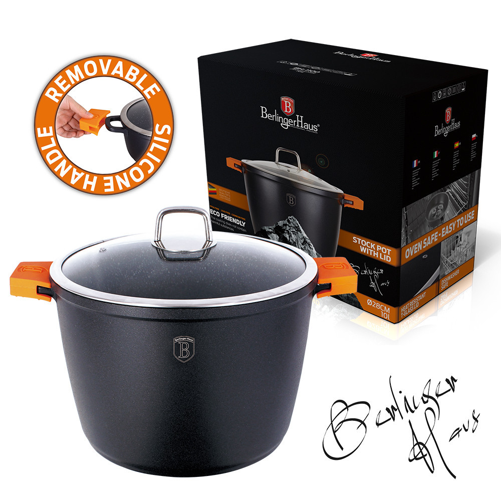 Кастрюля 6,8 л, Ø 24 см "Granit Diamond Line" (Berlinger Haus, Венгрия), фото 1