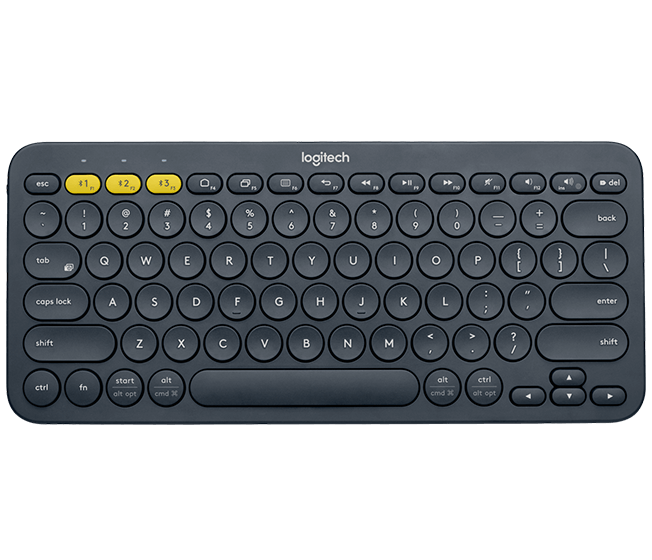 Клавиатура LOGITECH Bluetooth Keyboard K380 Multi-Device - INTNL - Russian Layout - DARK GREY