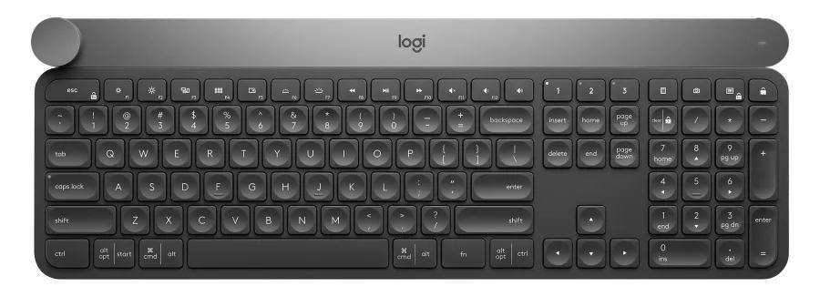 Клавиатура LOGITECH Wireless Keyboard CRAFT with creative input dial - BT - INTNL - Russian layout