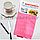 Кухонные полотенца универсальная из микрофибры антибактериальная гипоаллергенная 35х75 см розовая, фото 4