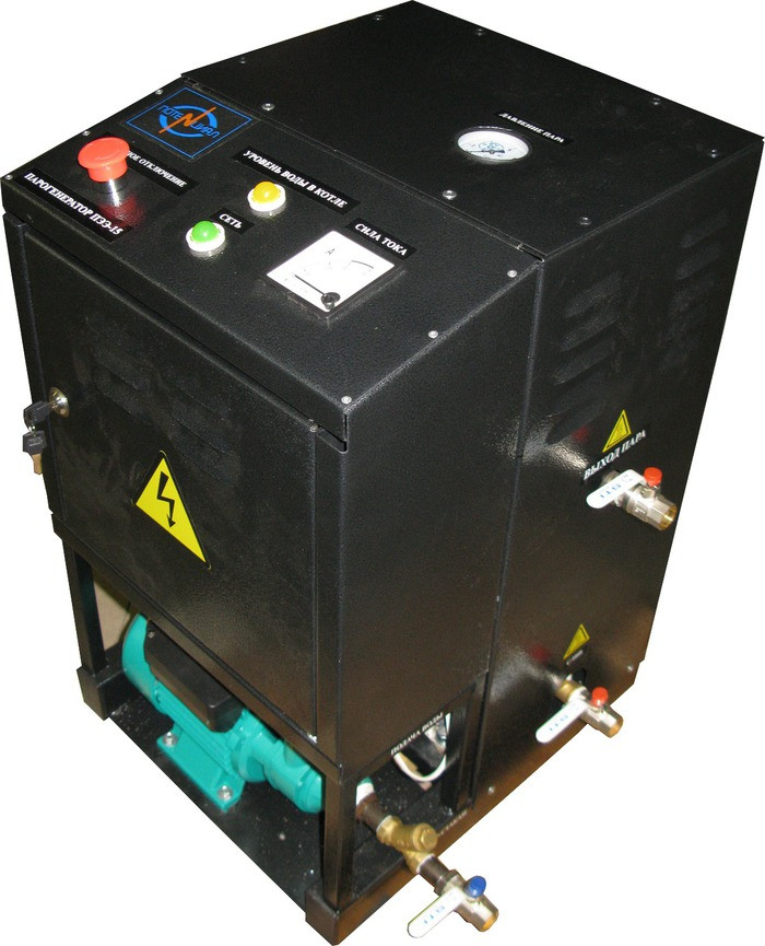 Парогенератор ПЭЭ-15М электродный малогабаритный 1,0 МПа (Нержавеющий котел)