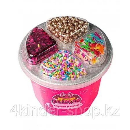 Slimer SR002 "Единорог" 250 мл,розовый,4 вложения, фото 1